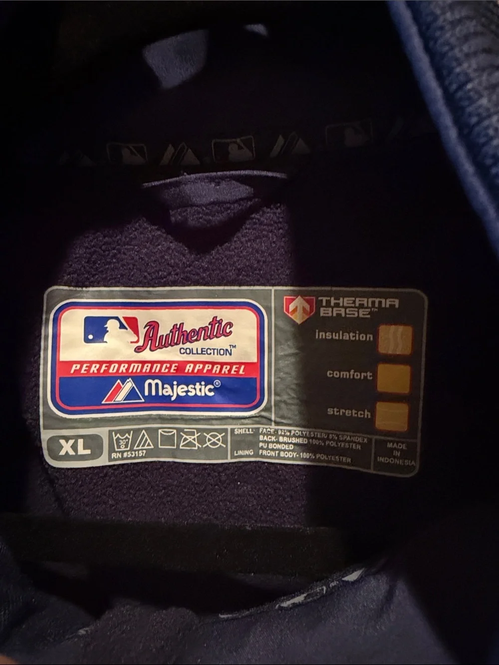 Milwaukee Brewers Navy & Gold Baseball Jacket